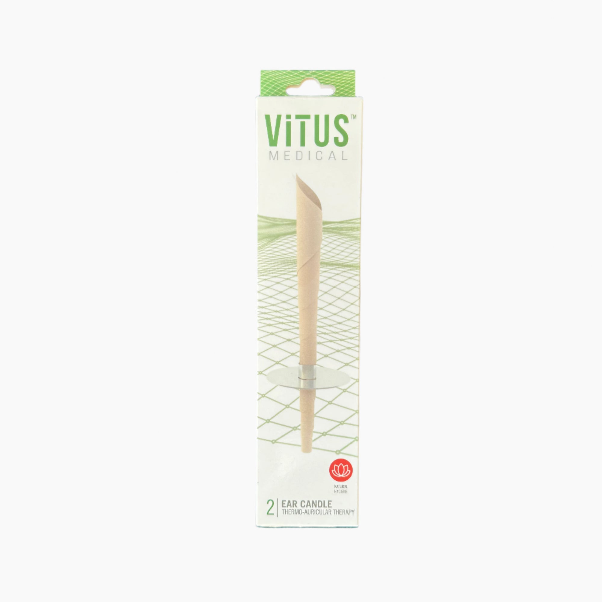 Vitus Medical ear candle packaging
